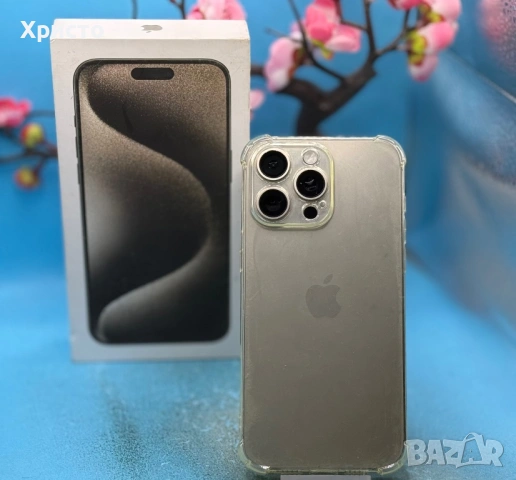 Apple iPhone 15 Pro Max, 256GB, 5G, Natural Titanium , снимка 7 - Apple iPhone - 54386156