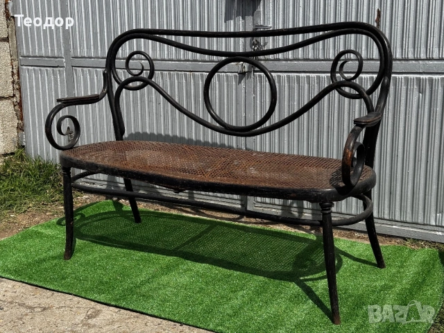 Виенска пейка 19век, снимка 2 - Антикварни и старинни предмети - 54203380