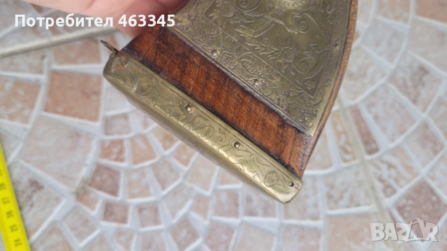 Италианска барутница от 19-ти век, снимка 10 - Антикварни и старинни предмети - 54556011