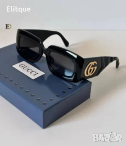 Слънчеви очила Gucci с ув защита,калъф,кутия и кърпичка на марката , снимка 2 - Слънчеви и диоптрични очила - 54314032
