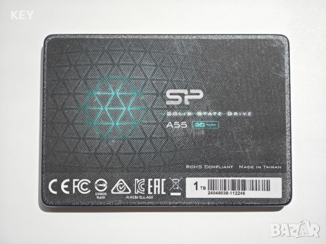 SSD диск 2.5 1TB Оставащ живот 99.50% SATA Silicon Power A55