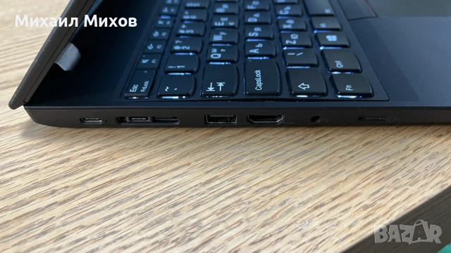 Lenovo T590/32 GB RAM/i7-8665U/512GB NVMe SSD/15.6" screen/Windows License + подарък докинг станция, снимка 4 - Лаптопи за работа - 54621877