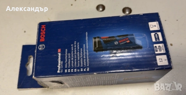 Акумулаторен LED фенер BOSCH GLI 12V-80 SOLO, 12V, 80 лумена