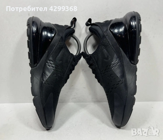 Дамски маратонки Nike Air Max 270 Triple Black sneakers, снимка 11 - Маратонки - 54497306