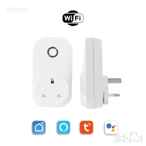 Смарт димер контакт WiFi, Tuya Smart Life, Alexa, Google Home, за LED и халогенни лампи, снимка 2 - Лед осветление - 54923419