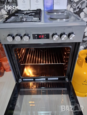 Комбинирана Готварска Печка Beko, снимка 8 - Печки, фурни - 54136231