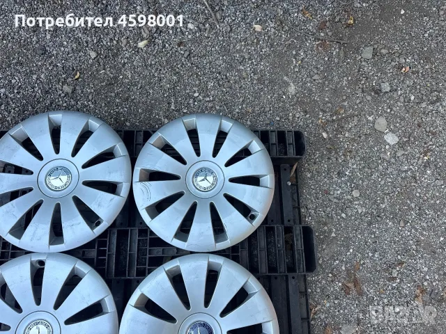 4бр.Оригинални тасове 16цола за Mercedes, снимка 6 - Аксесоари и консумативи - 55595848