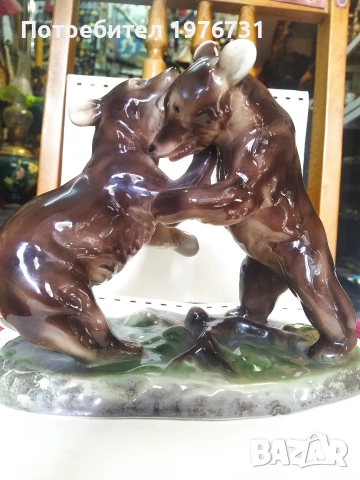 Австрийска статуетка керамика , снимка 2 - Статуетки - 54240288