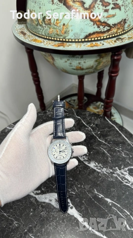 Мъжки часовник Breitling Navitimer Chronograph Blue Leather