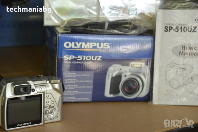 Olympus SP-510UZ – Пълен оригинален комплект, снимка 3 - Фотоапарати - 54957124