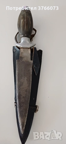 Стара кама с кожена кания , снимка 6 - Колекции - 54233925