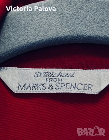 Ултра хитова риза в стил ципао St Michael (Marks & Spencer), 100% Cupro, снимка 3 - Ризи - 54561167
