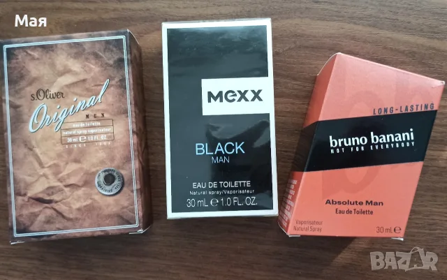 Мъжки парфюми- S. Oliver, Mexx, Mandarina Duck, Bruno Banani