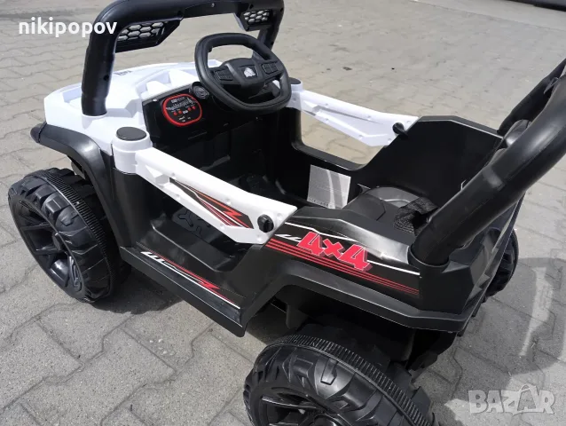 TEXAS акумулаторен джип FAST UTV бял, снимка 5 - Детски велосипеди, триколки и коли - 55440122