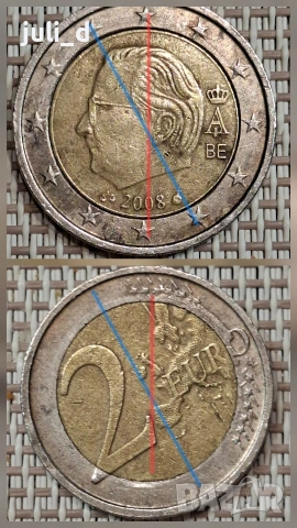 2 евро Белгия 2008, снимка 5 - Нумизматика и бонистика - 55024922