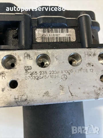 ABS помпа Bosch за Mercedes W245 B-Class B170 (2008) 0265235225 / A0064310812, снимка 3 - Части - 55259420