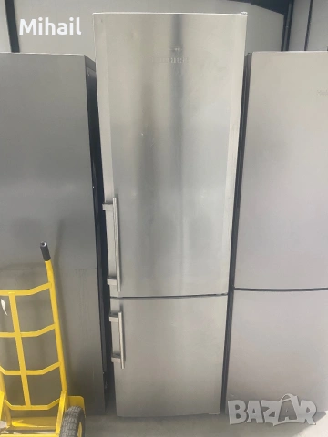 Liebherr No Frost Inox 201см | Немски Хладилник с Фризер | Топ Състояние