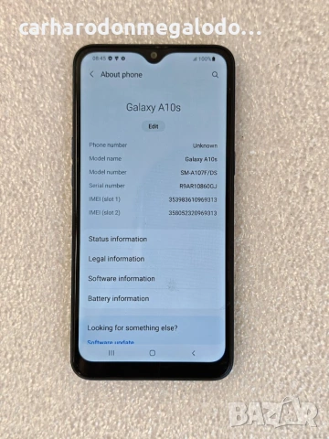 Samsung Galaxy A10s  Dual Sim 32GB + 2GB RAM, снимка 3 - Samsung - 54987178