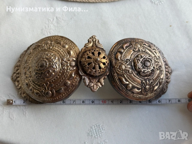 Сребърни карловски пафти, снимка 9 - Антикварни и старинни предмети - 54794236