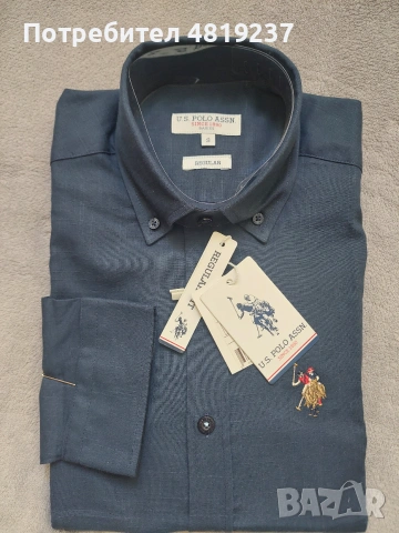 Мъжка риза U.S. Polo Assn., снимка 9 - Ризи - 55132543