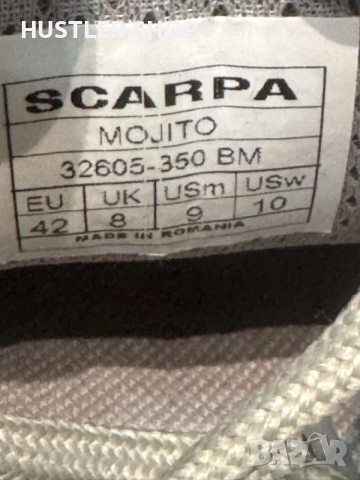 Туристически обувки SCARPA MOJITO. Номер 42, снимка 7 - Спортни обувки - 55414155