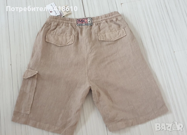 Saint Barth MC2 Italy Cargo Short  / Len - Лен  Mens Size L / 34 НОВО!ОРИГИНАЛ! Мъжки Ленени Къси Па, снимка 4 - Къси панталони - 54220797