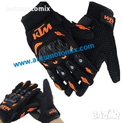 Мото ръкавици, С протектори, Текстил, KTM - 1589