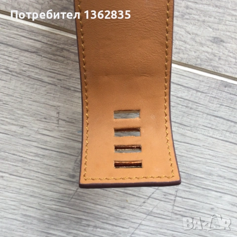 НОВА оранжева гривна от естествена кожа HERMES Paris Collier de Chien , снимка 15 - Гривни - 54033291