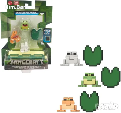 Фигурка Minecraft Build A Portal - Frogs / Жаби