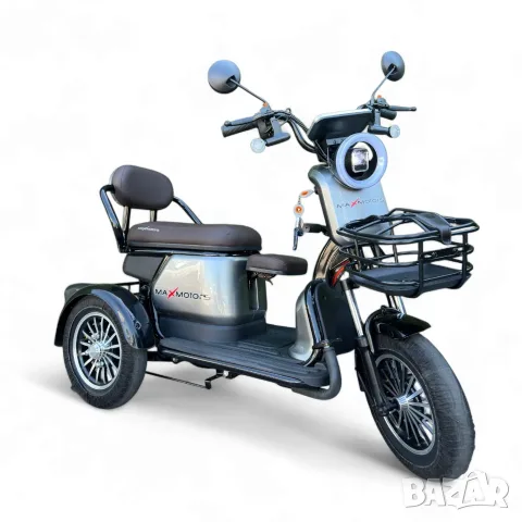Нова Мощна Електрическа Триколка Max Motors Grand Pudding 2000W / 60V 25Ah, снимка 8 - Инвалидни скутери - 55503715