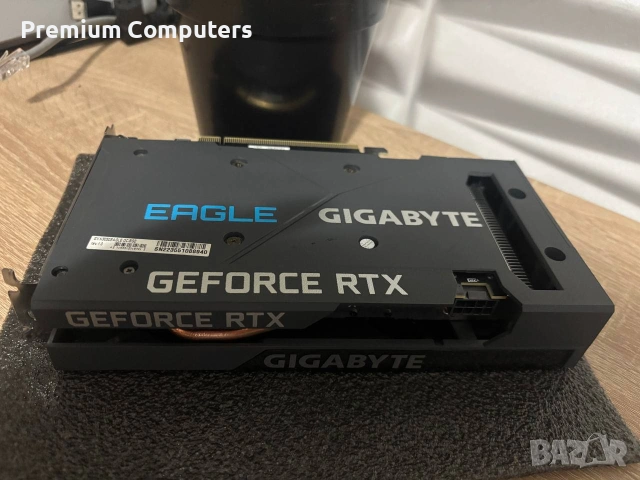 Видеокарта GIGABYTE GeForce RTX 3050 EAGLE OC 8GB, снимка 4 - Видеокарти - 55161942