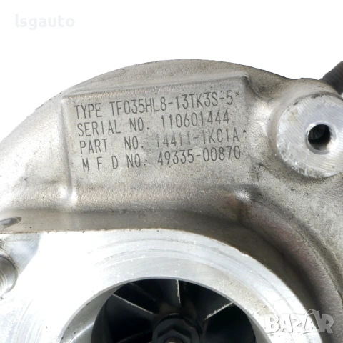 Турбо Nissan Juke I 2010-2019 ID: 162168 OEM TF035HL8-13TK3S-5, 49335-00870, снимка 4 - Части - 55031644
