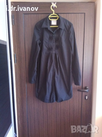 Esprit дълга черна риза