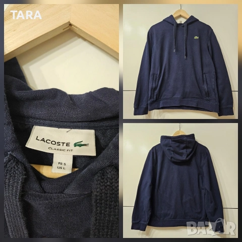 Суитшърт Lacoste L размер 25€ Използвано Суитшърт Lacoste L размер