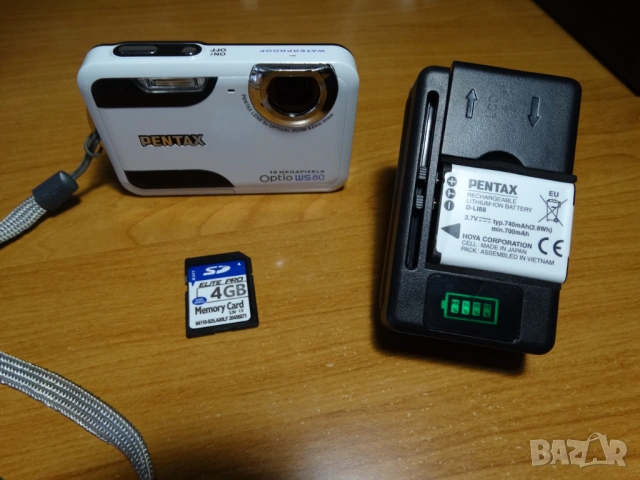 PENTAX Optio WS80 ..., снимка 12 - Фотоапарати - 54651696