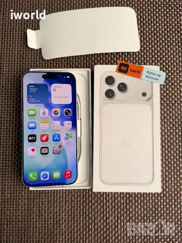 НОВ❗️iPhone 17 Pro Max ⚠️Лизинг от 42€/мес ⚠️Silver ❗️ГАРАНЦИЯ 256Gb⚠️, снимка 10 - Apple iPhone - 55574125