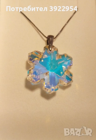 Swarovski Сваровски гердан снежинка