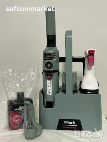  Безжичен уред за петна Shark StainForce HX100EUCP – перяща прахосмукачка, снимка 7 - Прахосмукачки - 54561925