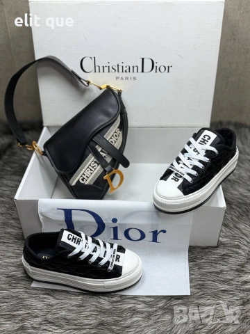 дамски кецове и чанта Christian Dior , снимка 8 - Кецове - 55089283