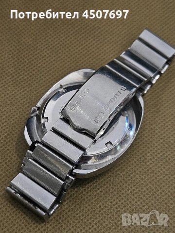 Винтидж часовник  Seiko 5 Sports 6030 (1970 г.) – Автомат, Япония, снимка 7 - Мъжки - 55147217