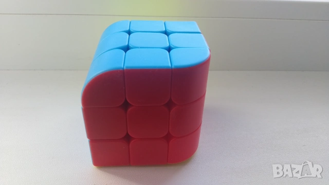 Рубик куб с три цвята с извит дизайн и още 2 вида- цени в описанието, снимка 2 - Образователни игри - 54172908