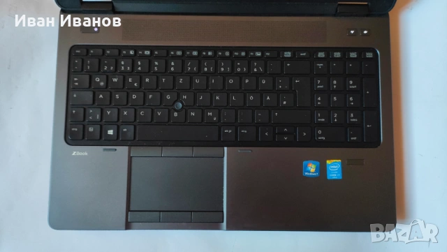 Мобилна работна станция  HP zbook 15 g1  i7/4gb/120gb здрава батерия, снимка 6 - Лаптопи за работа - 54171132