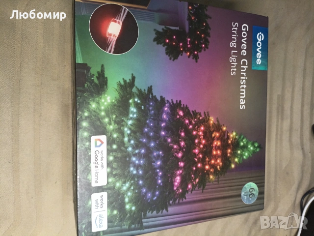 Govee 66 фута гирляндови светлини, интелигентни RGBIC въжени светлини , снимка 3 - Други стоки за дома - 55178285