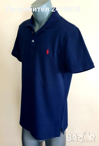 POLO Ralph Lauren Pique Cotton Stretch Mesh Slim Fit Mens Size L ОРИГИНАЛ! Мъжка Тениска!, снимка 12 - Тениски - 54886792