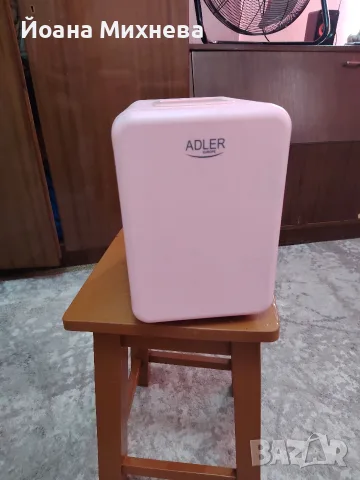 Мини хладилник Adler AD 8084, 12V/220V, 32-42 W, 4 L, Отопление/Охлаждане, Розов, снимка 4 - Друга електроника - 55439777