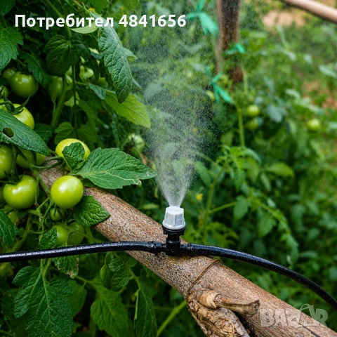 Капково напояване за градина, тераса, балкон и охлаждане - Водна завеса 15м с 15 дюзи, снимка 2 - Напояване - 55075460