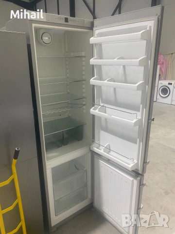 Liebherr No Frost Inox 201см | Немски Хладилник с Фризер | Топ Състояние, снимка 2 - Хладилници - 54981876