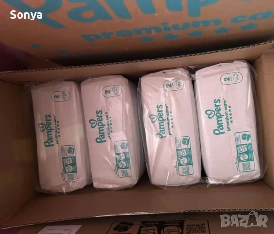 Бебешки пелени Pampers Premium Care - Размер 2 + ПОДАРЪК, снимка 3 - Пелени, памперси - 54544851
