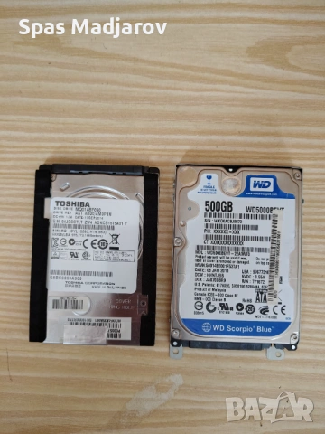 Хард дискове 500 GB, тествани, без лоши сектори 