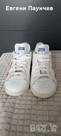 Adidas stan Smith размер 38 дамски маратонки в бял цвят , снимка 2 - Маратонки - 55397766